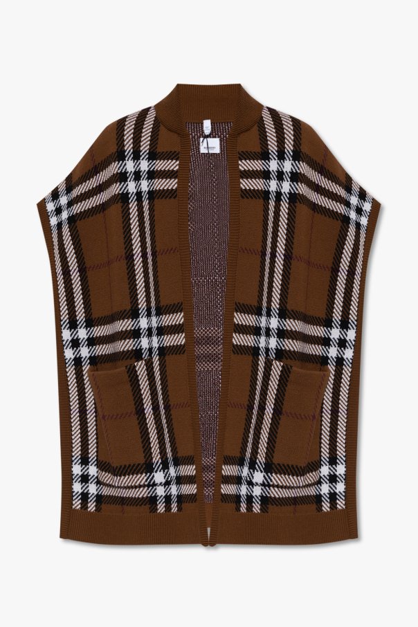 Burberry reversible cardigan deals